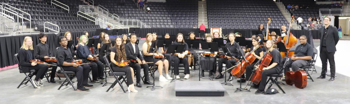 Orchestra playing Orchestra playing